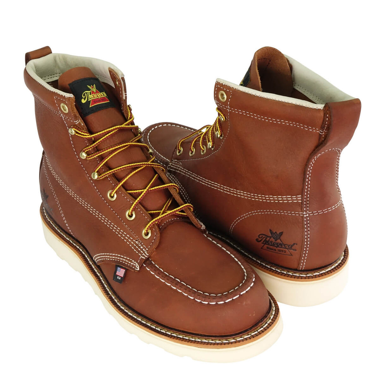 Thorogood American Heritage- 6" Tobacco Moc Toe