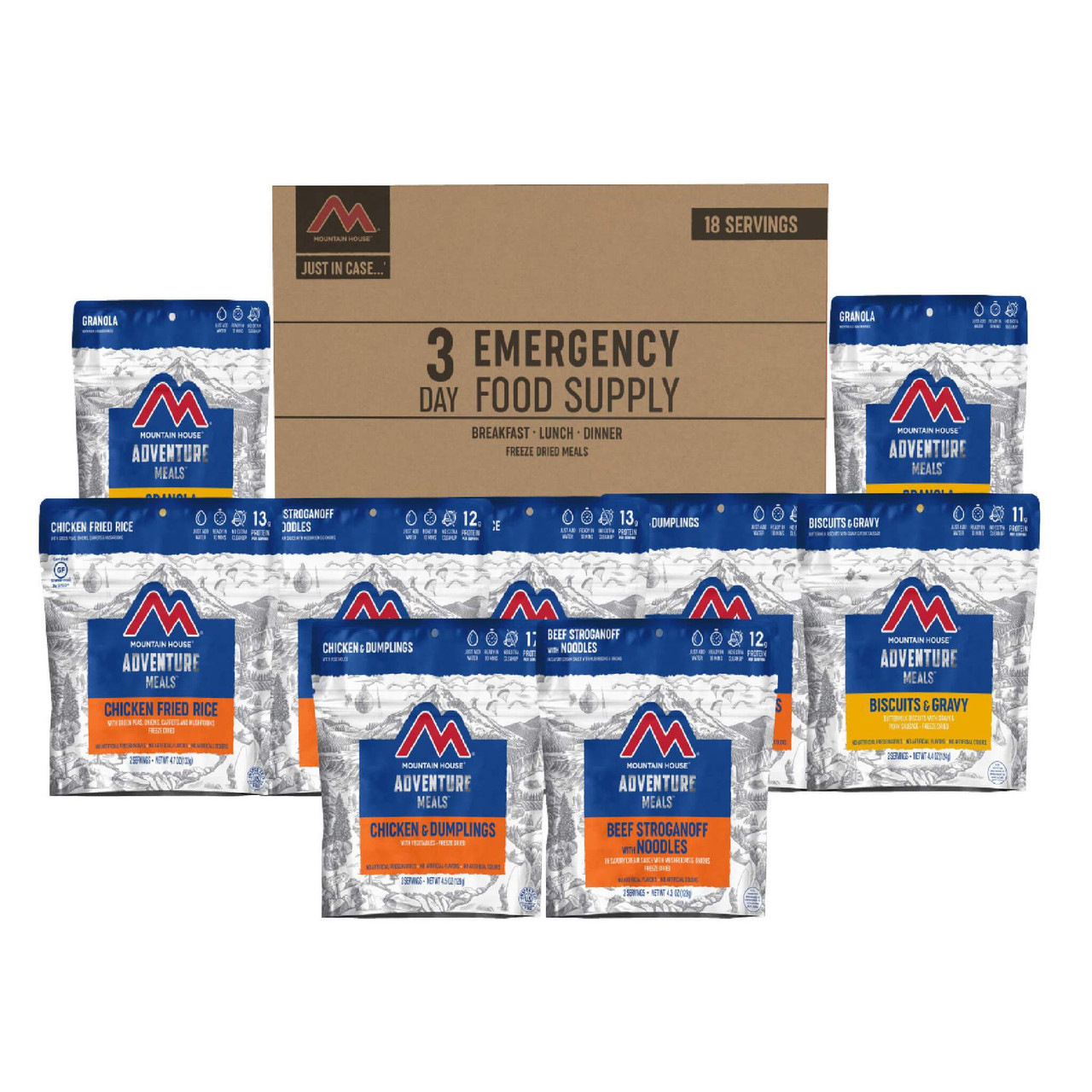 Mountain House- Just in Case® 3 Day Emergency Food Supply