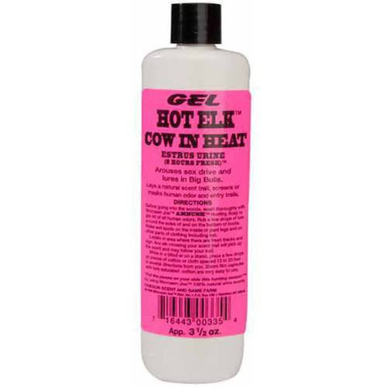 Ambush Hot Elk Cow In Heat Urine Lure Gel