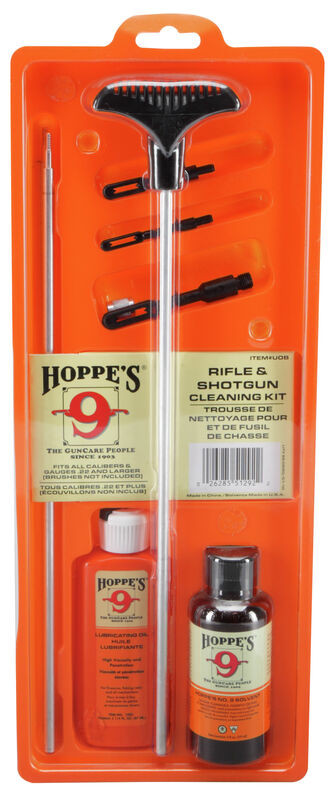 Hoppe's Standard Rifle & Shotgun Cleaning Kit w/ Aluminum Rod