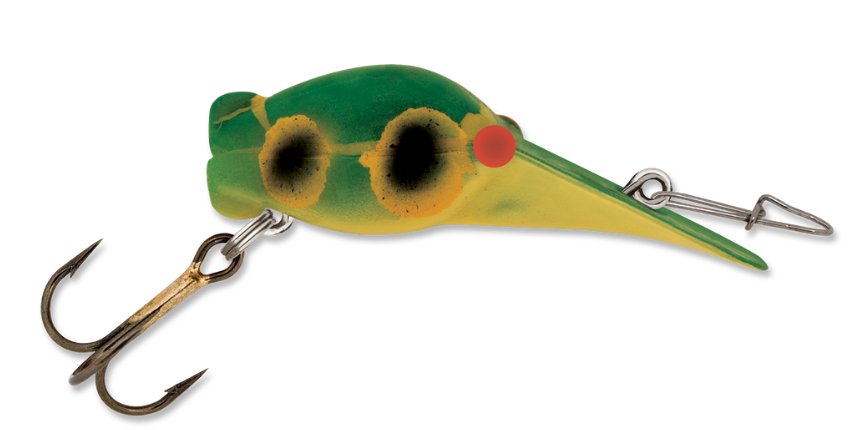 Crankbait Luhr-Jensen Hot Shot 30 &ndash; Testa Bianca/nera &ndash; 1/4 Oz &ndash; Esca Da Pesca Affondante