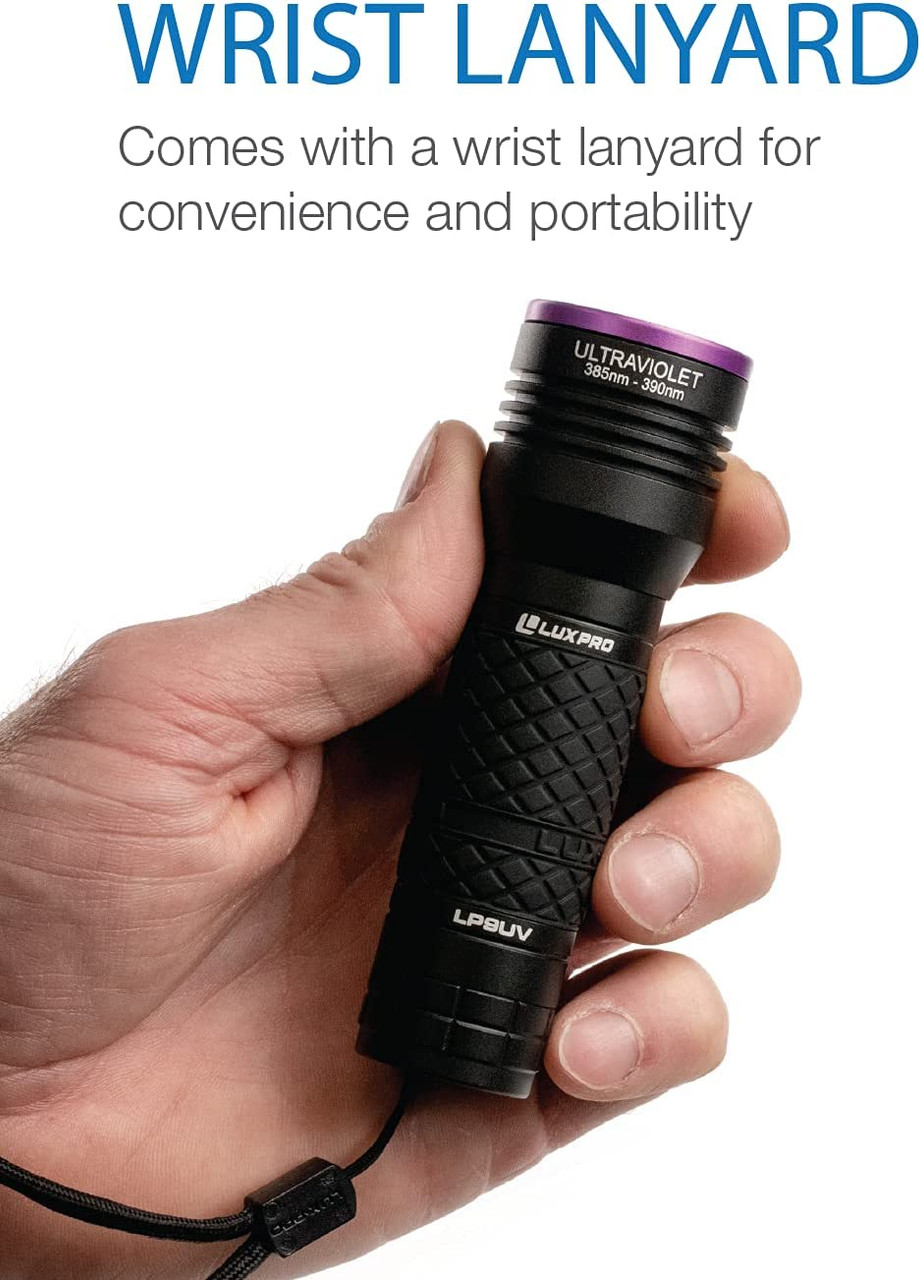 Lux-Pro Mini Ultra Violet Flashlight with Lanyard