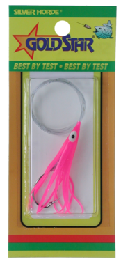 Silver Horde Gold Star Rigged Mini Squid