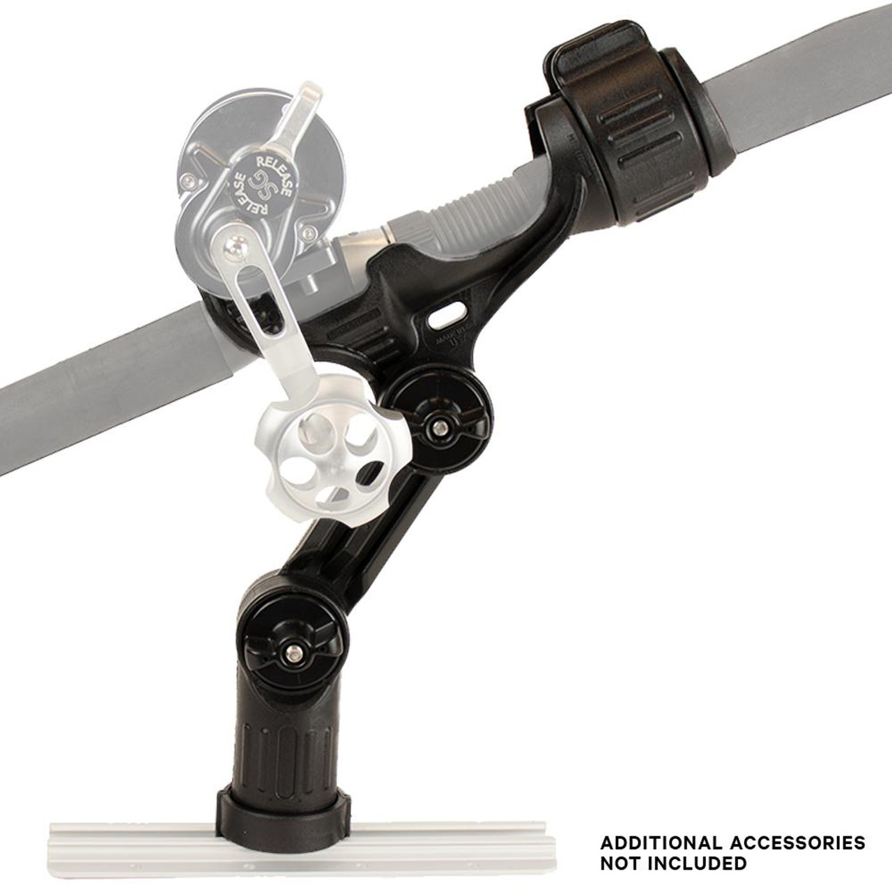 YakAttack Omega Pro™ Rod Holder with Track Mounted LockNLoad™ Mounting System