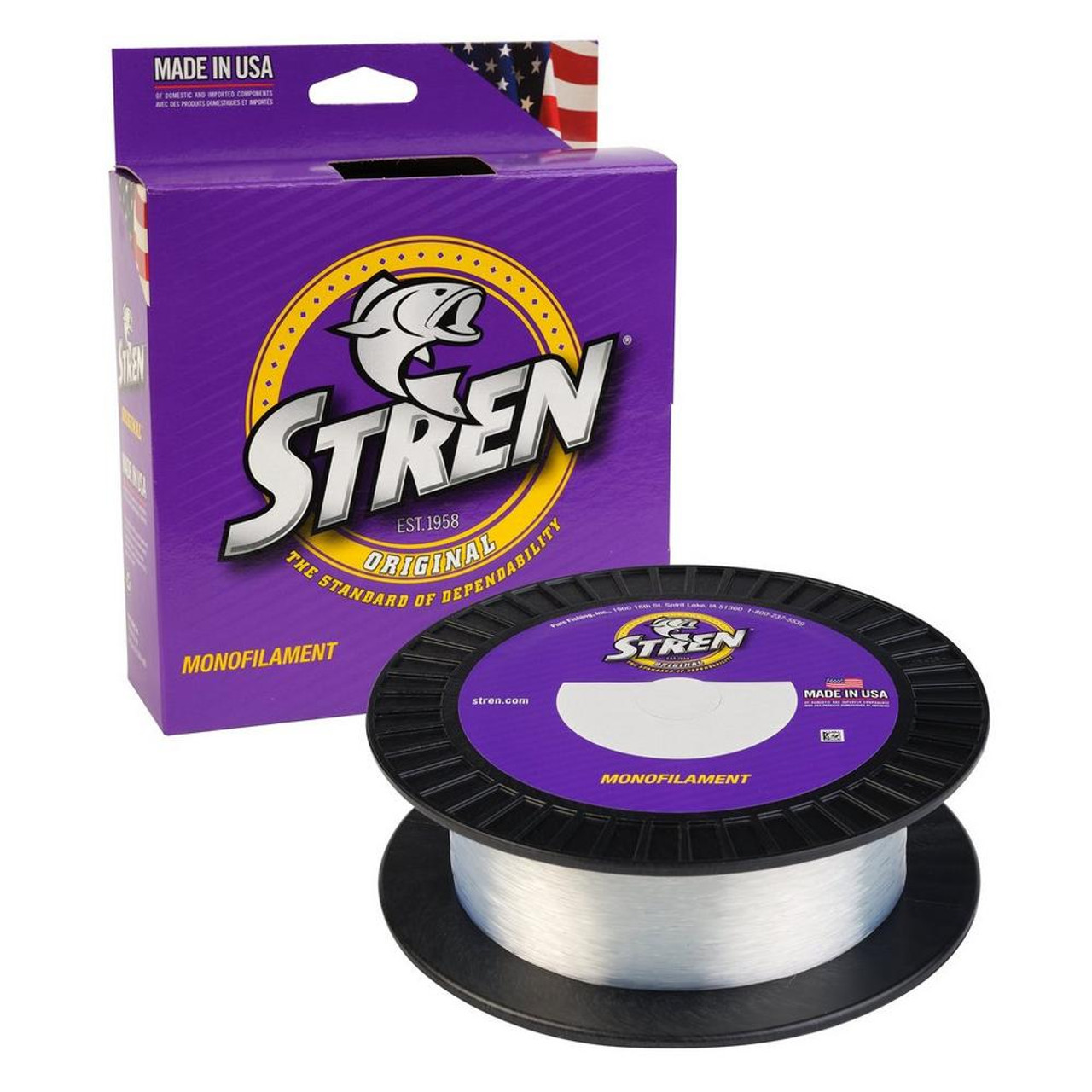 Stren Original Monofilament Fishing Line - Clear/Blue Fluorescent - 6 lb. Test