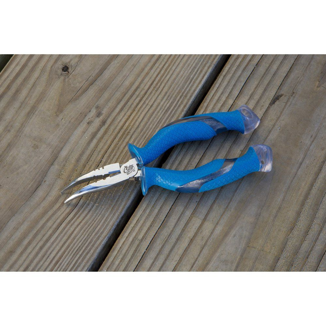 Cuda 7.25 Titanium Bonded SS Heavy Duty Split Ring Plier - Snips - Cuda