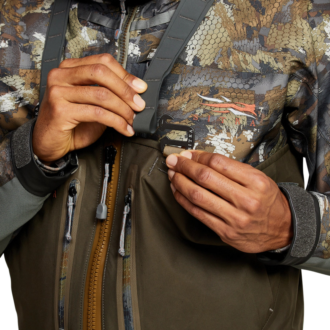 Sitka Delta Zip Wader Earth