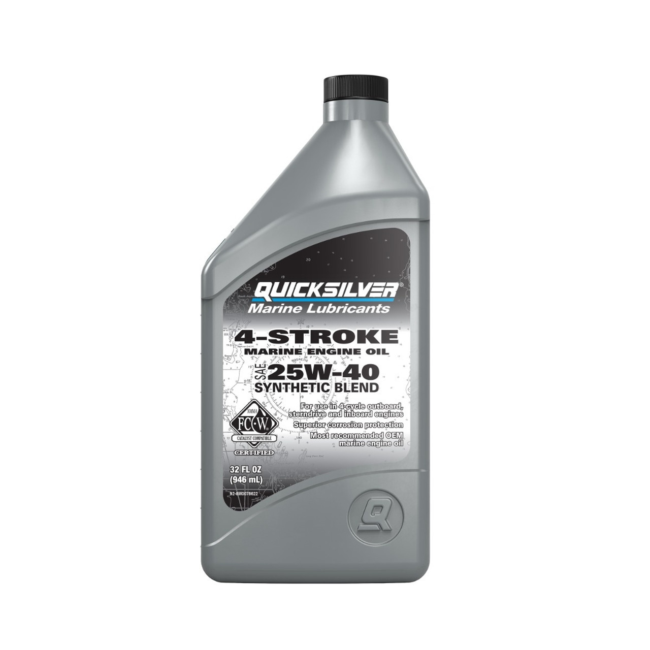 25W-40 Synthetic Marine Engine Oil 1 Qrt