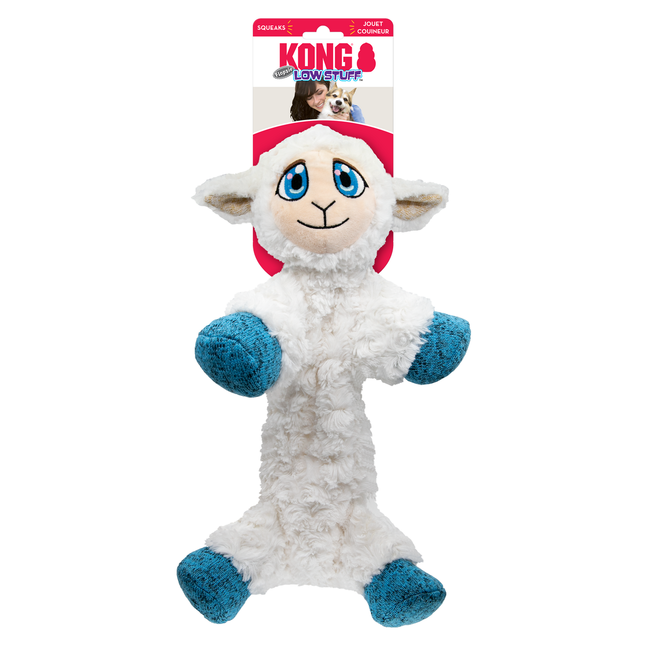 Kong Low Stuffing Flopzie