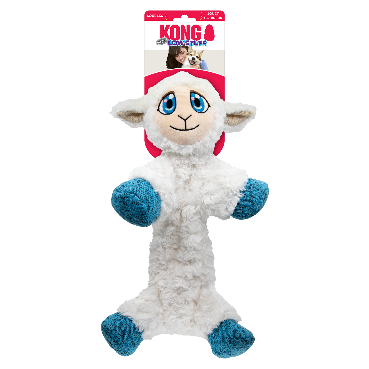 Kong Low Stuffing Flopzie