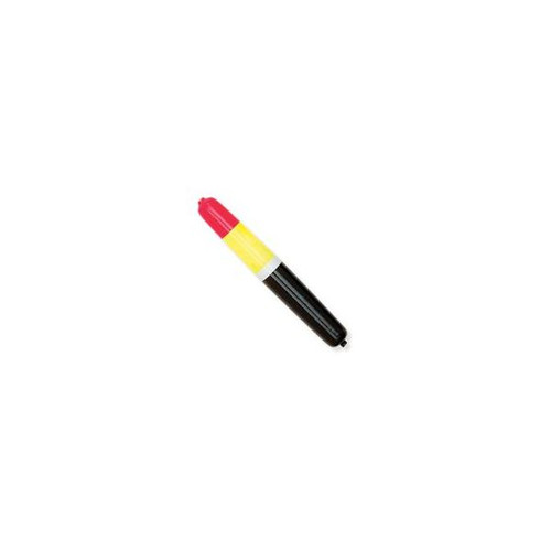 Little Joe Pole Floats - Yellow/Red/Black - 7 in- Glow-in-the-Dark Weighted