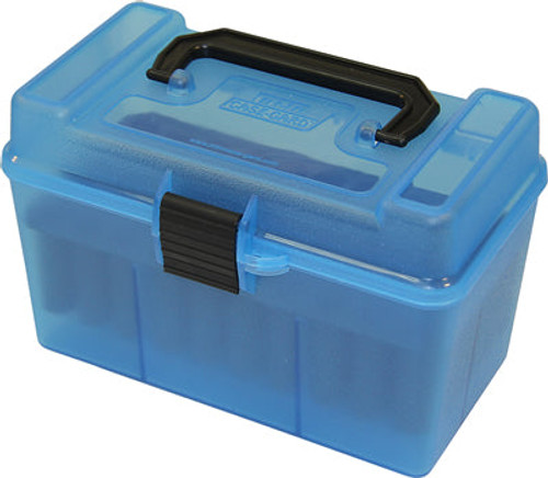 Deluxe Ammo Box 50 Round Handle 223 Rem 204 Ruger