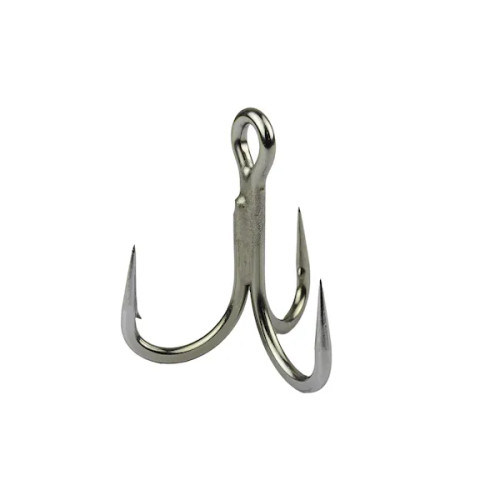 Mustad Jaw Lo In-Line Treble Hook - 4X Strong