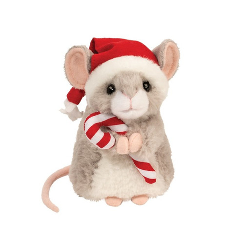 Douglas Merrie Mouse w/ Santa Hat