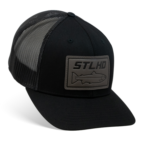 STLHD Tailout Black Snapback Trucker