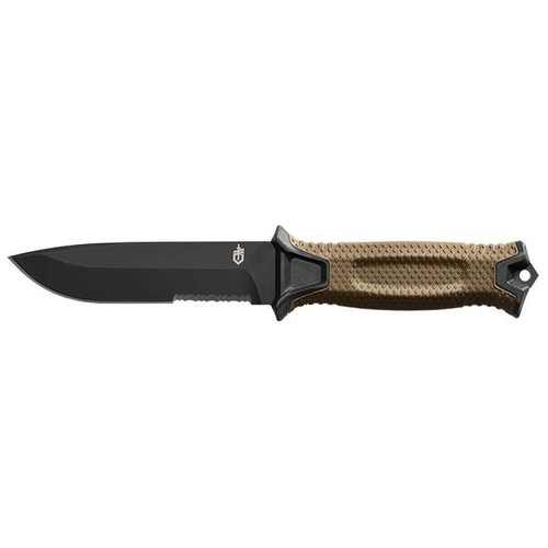 Strongarm - Coyote Brown, Serrated