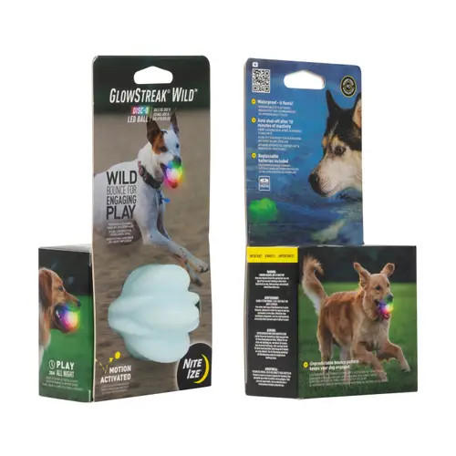 Nite Ize GlowStreak Wild LED Ball - Disc-O