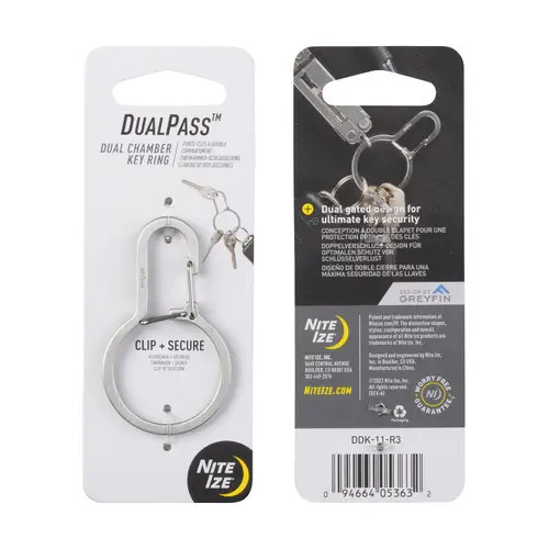 Nite Ize DualPass Dual Chamber Key Ring