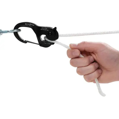 Nite Ize CamJam XT Aluminum Rope Tightener with 10 ft. Rope