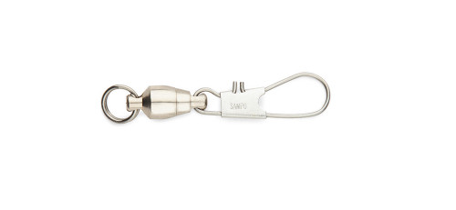 Sampo Split Ring Lock Snap Swivel