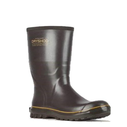 Dryshod Wixit Arbeitsschutzstiefel Wasserdicht Mit Stahlkappe, Gr. 48 EU, Braun-schwarz-gelb