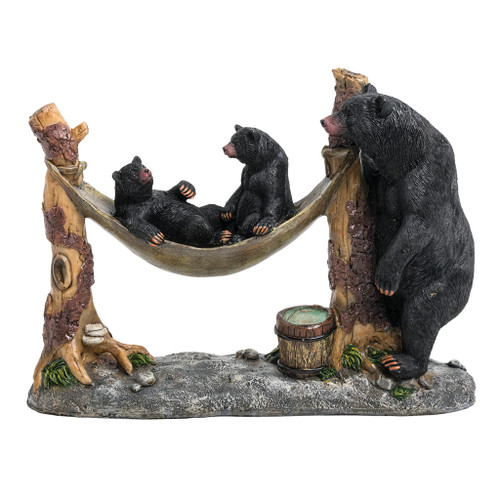 Lipco Bear In Hammock Figurine Lipco Bear In Hammock Figurine