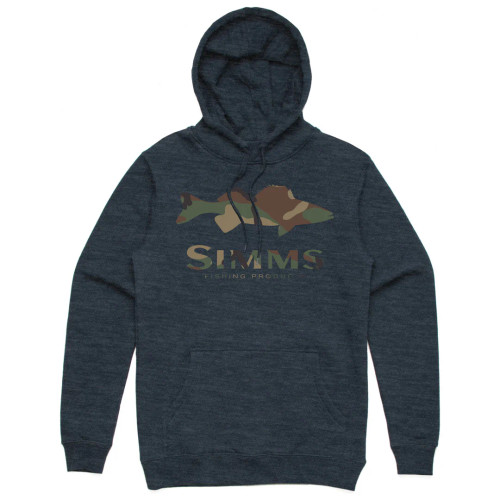 Simms Walleye Logo Hoody - Navy Simms Walleye Logo Hoody - Navy