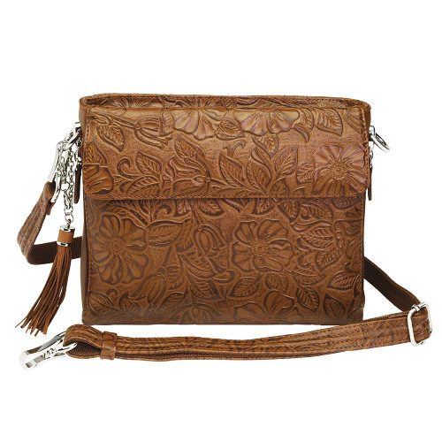 GTM Original Ostrich Conceal Carry Leather Town Tote Handbag – Hiding  Hilda, LLC