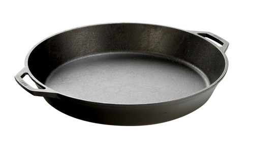 Lodge Dual-Handled 17" Cast Iron Pan