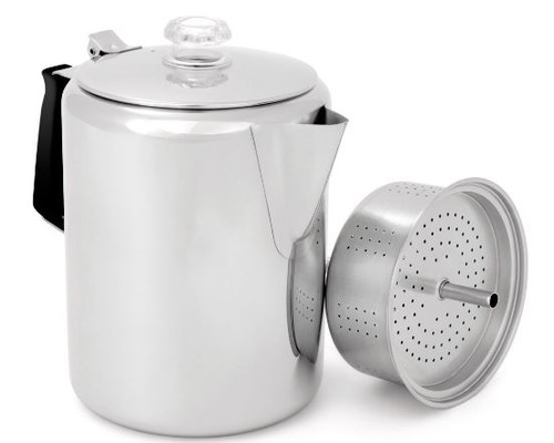 Snapklik.co : GSI Outdoors Percolator Coffee Pot Enaelware Capfire