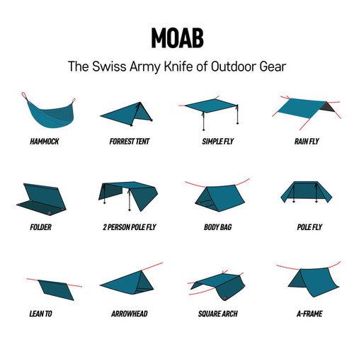 Grand Trunk Moab All-In-One Shelter Hammock