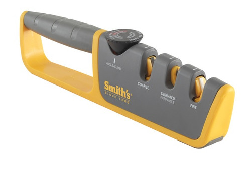 Smith's Adjustable Angle Pull-Thru Knife Sharpener