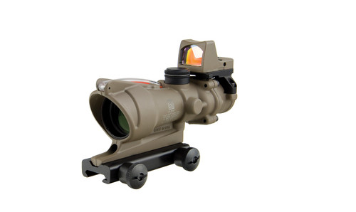 Trijicon ACOG® 4x32 BAC Riflescope w/ Trijicon RMR® -.223 BDC FDE
