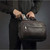 GTM Men's Concealed Carry Leather Briefcase