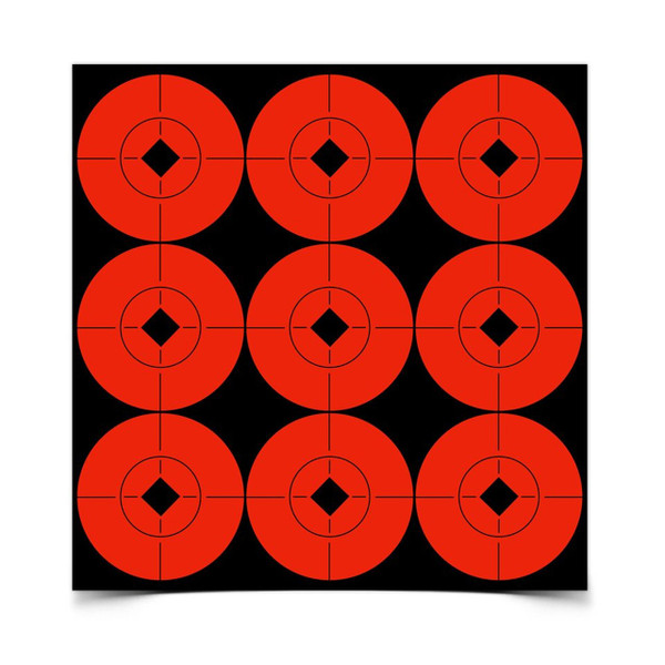 2 Packs of 90 TS-2;  33902 Birchwood Casey; Orange Target Spots; 2" Spots 
