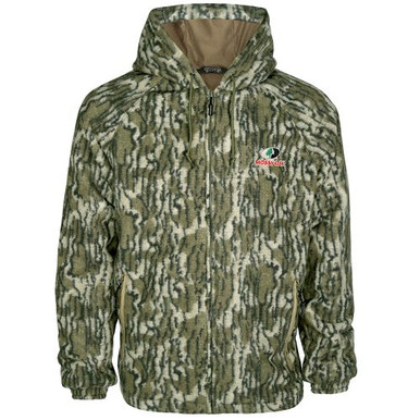 Mossy Oak Chaqueta de camuflaje impermeable para hombre, caza al aire