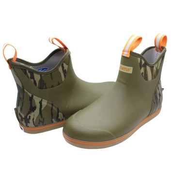 XTRATUF Leather Ankle Deck Boot Olive Green Waterproof Fishing Mens 9 EU 43 NEW Men main image 2