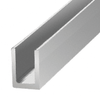 SDCD516BA Uchannel in Chrome for 8mm glass panels SDCD516BA Uchannel in Chrome for 8mm glass panels