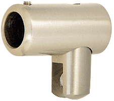 Brushed Nickel Support Bar UBracket for 1/4" and 5/16" Glass, S4BN