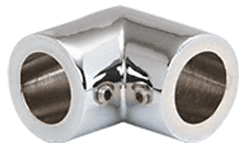 Chrome Corner Bracket for Support Bar Chrome Corner Bracket for Support Bar