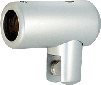Satin Chrome Support Bar U-Bracket for 10mm and 12mm Glass Satin Chrome Support Bar U-Bracket for 10mm and 12mm Glass