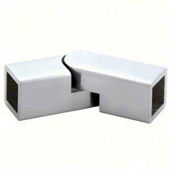 Chrome Adjustable Corner Bracket for Square Bar