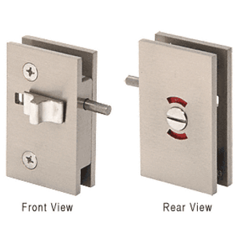 Geneva Brushed Nickel Geneva Sliding Block Lock for RPS