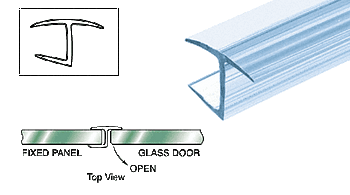 Polycarbonate h Jamb 180 Degree for 10 mm Glass