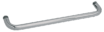 Brushed Nickel 27 BM Series Single-Sided Towel Bar Without Metal Washers Brushed Nickel 27 BM Series Single-Sided Towel Bar Without Metal Washers