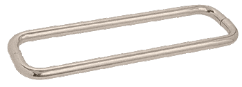 Satin Nickel 18 Series Back-to-Back Towel Bar Without Metal Washers Satin Nickel 18 Series Back-to-Back Towel Bar Without Metal Washers