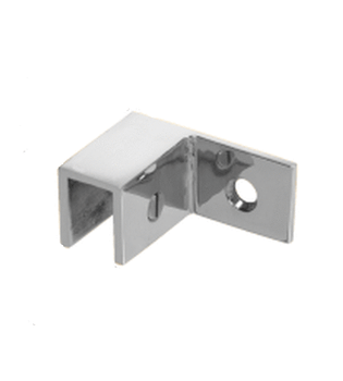 No Drill Glass clamp fitting for wall, ceiling or floor