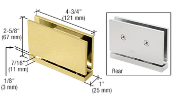 Cardiff Senior Cardiff Series Hinge - Satin Brass