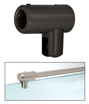 Matte Black Support Bar U-Bracket for 6mm and 8mm Glass Matte Black Support Bar U-Bracket for 6mm and 8mm Glass