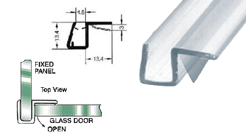 CRL Shower Seal PCJ8 for 90 Deg Shower Screens